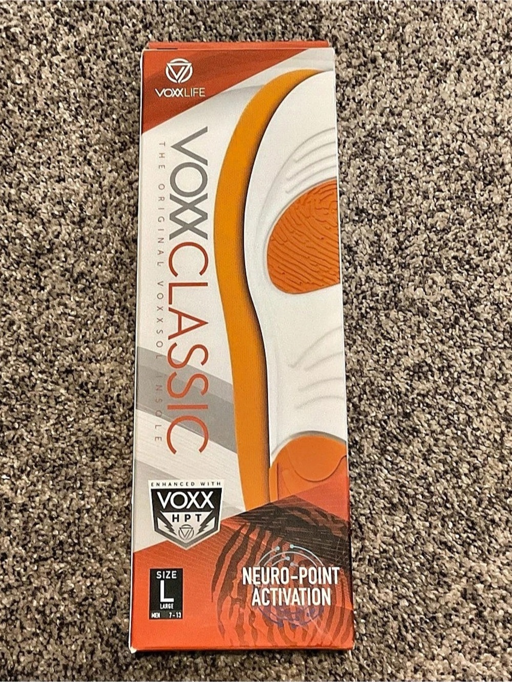VOXXLIFE Voxx Classic Large Insoles Mens 7-13 New in Box